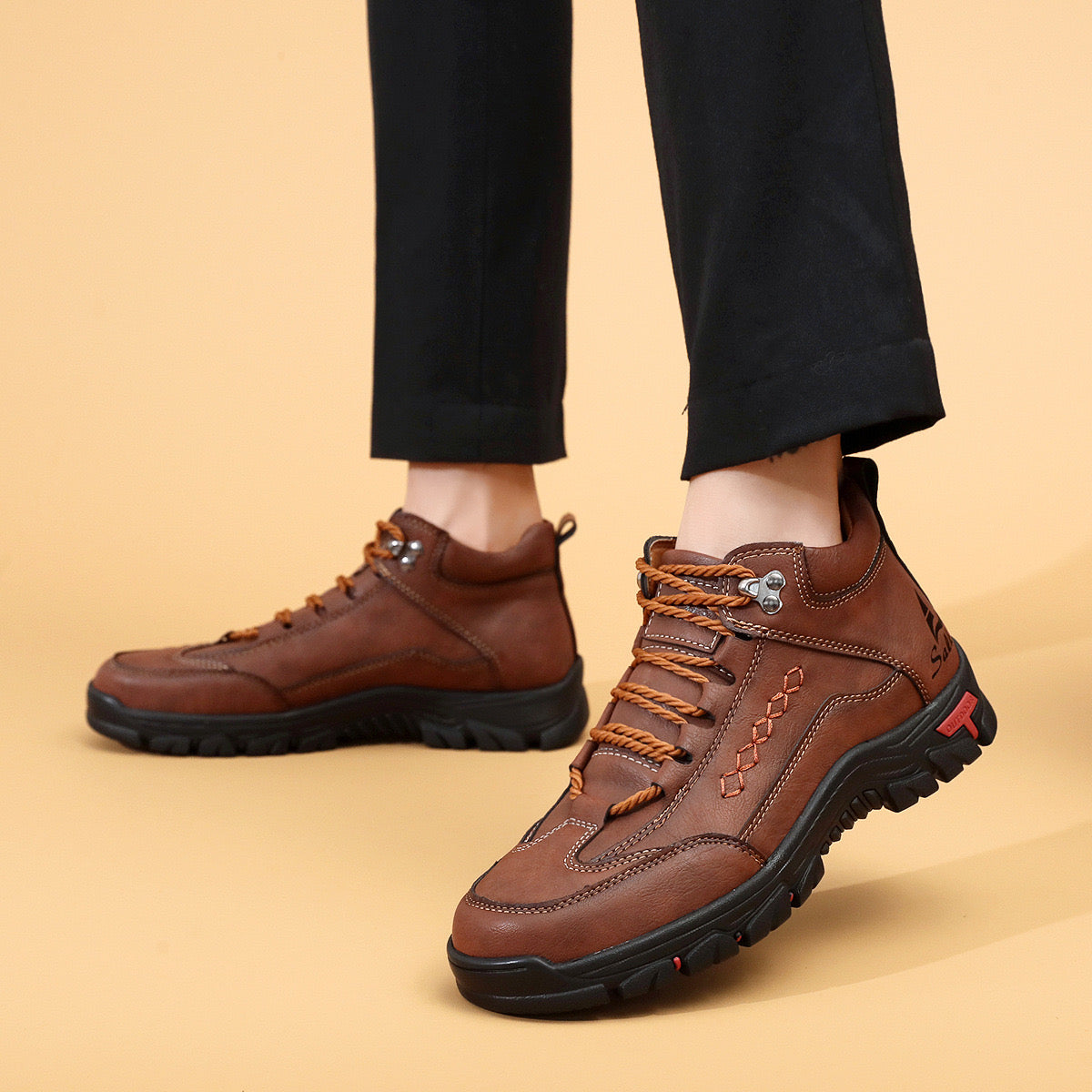 ā°Promotion - TODAY 50% OFF! š„ Men's Handcrafted Genuine Leather Orthopedic Arch Support Boots by GARBĀ®