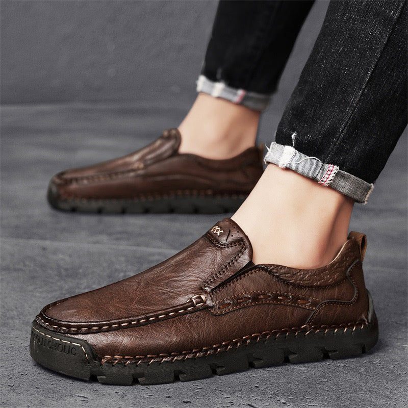 ⏰Last Day! 45% OFF 🔥GARB® Men's Handcrafted Cowhide Orthopedic Loafers-Wide Toe Box