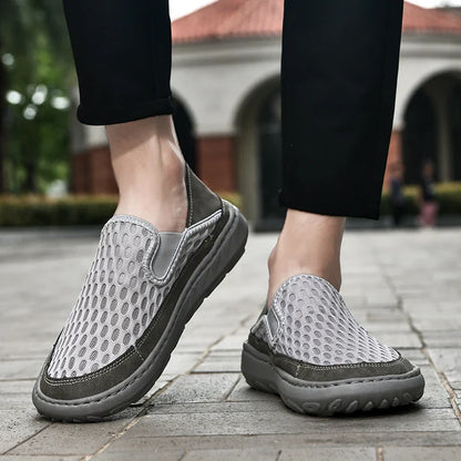(⏰LAST DAY - 70% OFF🛒)Men’s Orthopedic Walking Shoes – Memory Foam, Arch Support, Comfortable & Lightweight Sneakers