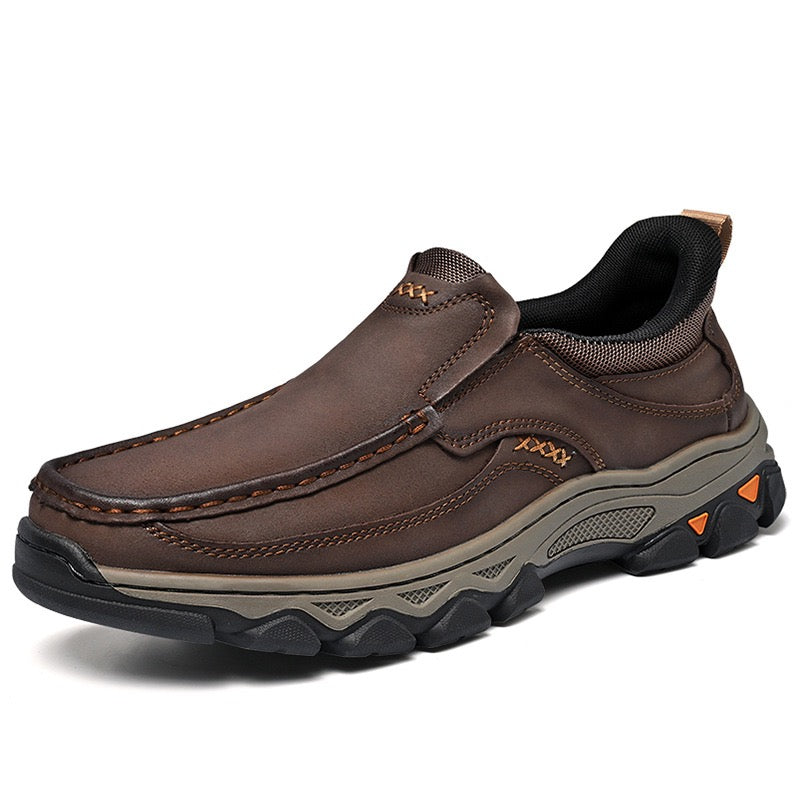 ⏰Last Day! 45% OFF 🔥GARB® Orthopedic Cowhide Loafers for Men – Wide Toe, Arch Support, No Bending Needed