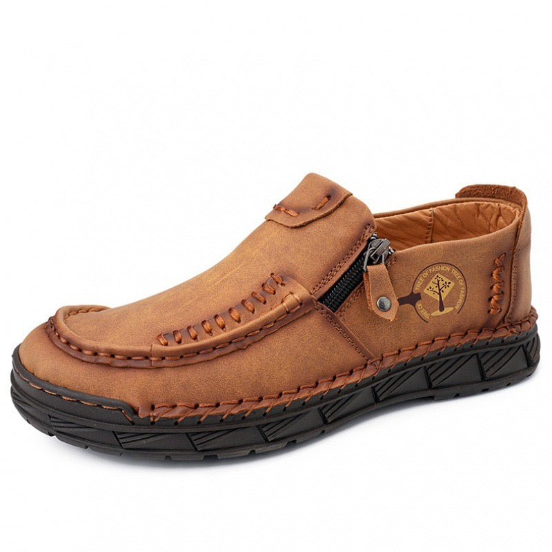 ⏰Last Day! 50% OFF 🔥GARB Premium Leather Loafers - Arch Support, Shock Absorption, Easy Side Zip