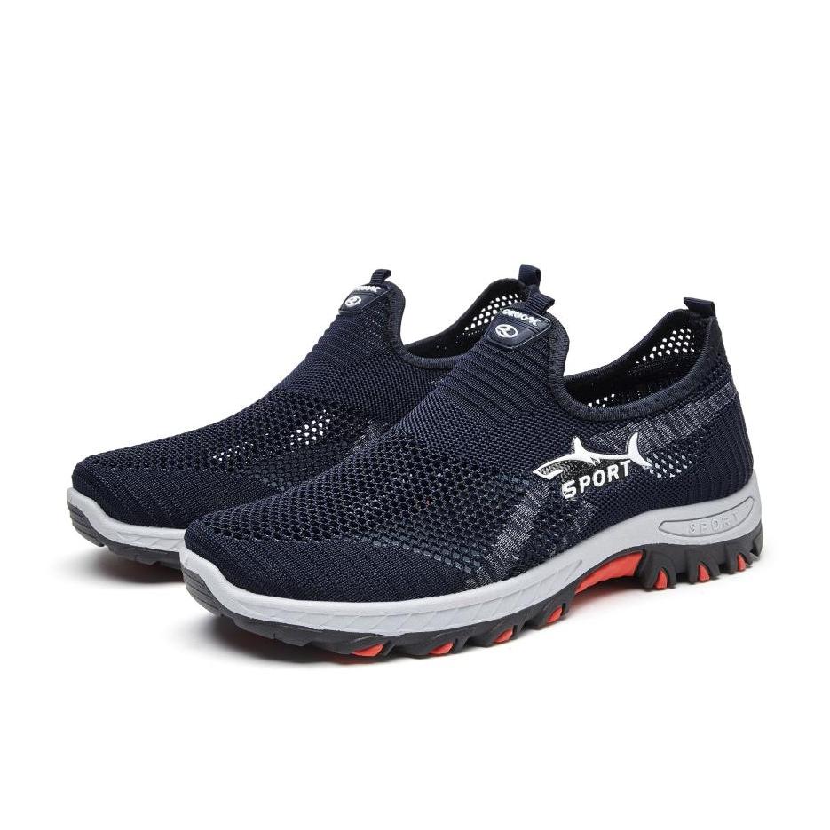 Men’s New Breathable Orthopedic Walking Shoes– Soft Inner Lining, Flexible Fit & Slip-Resistant Sole