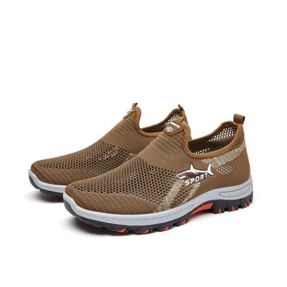 Men’s New Breathable Orthopedic Walking Shoes– Soft Inner Lining, Flexible Fit & Slip-Resistant Sole
