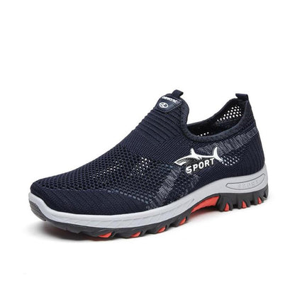 Men’s New Breathable Orthopedic Walking Shoes– Soft Inner Lining, Flexible Fit & Slip-Resistant Sole