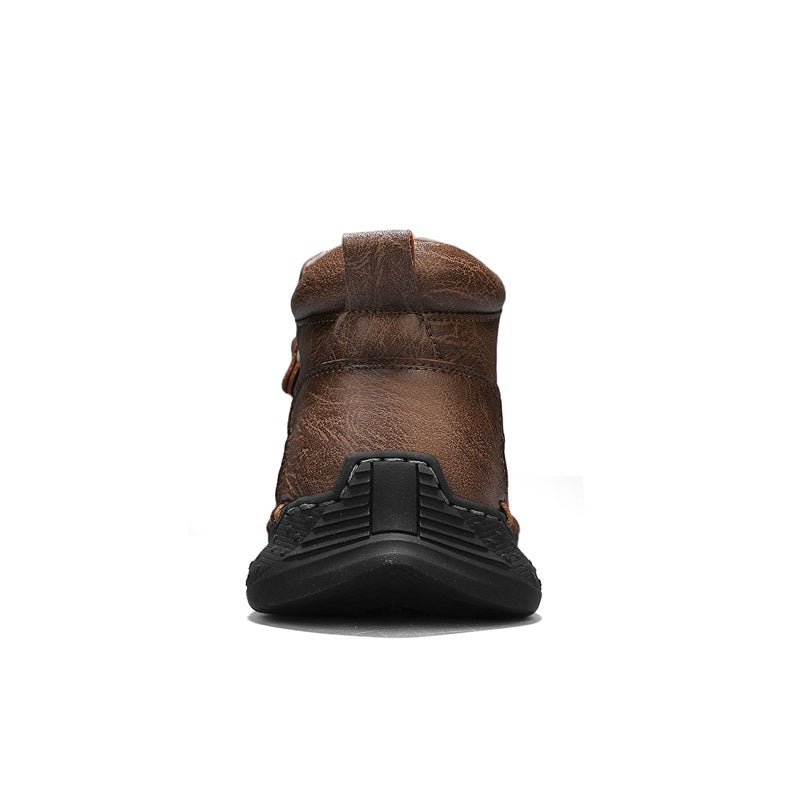 ⏰Limited Time Sale 70% OFF – Men’s Retro Leather Zip Boots