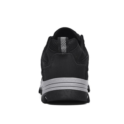 ⏰Limited Time 60% OFF🛒 Men's Outdoor Hiking Shoes – Breathable Waterproof Low-Cut Walking Shoes with Non-Slip Traction, Abrasion-Proof Build & Orthopedic Wide Toe Arch Support