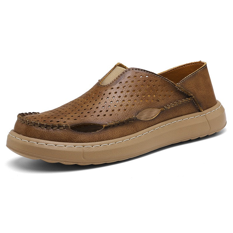 ⏰Promotion - 50% OFF🔥GARB®Men's Handmade Cowhide Breathable Loafers