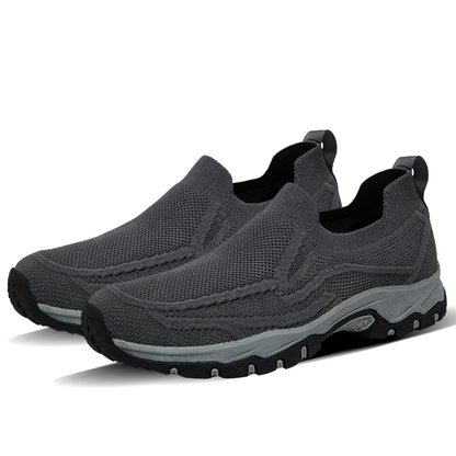 ⏰Flash Sale – 70% OFF🛒Men's Orthopedic Slip-On Walking Shoes – Arch Support, Wide Toe Box, Lightweight & Breathable Sneakers for Plantar Fasciitis, Foot Pain Relief, and All-Day Comfort