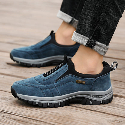 (🔥Best Selling) Men's Comfortable Waterproof Orthopedic Walking Shoes Plus Velvet Shoes