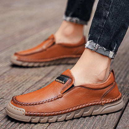⏰Last Day! 45% OFF 🔥GARB®Men's Handcrafted Cowhide Orthopedic Loafers-Wide Toe Box