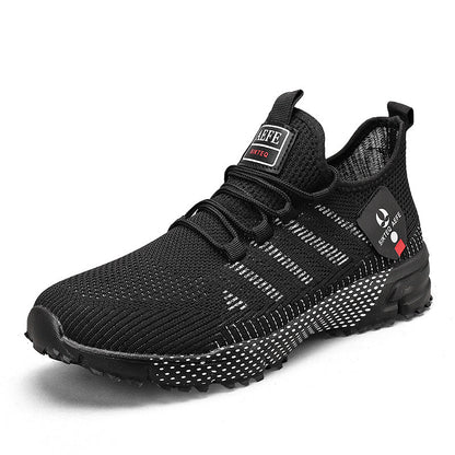 🔥HOT SALE 50% OFF🛒- Men’s Lightweight Orthopedic Flyknit Sneakers – Breathable Walking, Running & Outdoor Fitness Shoes