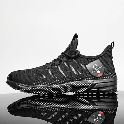 🔥HOT SALE 50% OFF🛒- Men’s Lightweight Orthopedic Flyknit Sneakers – Breathable Walking, Running & Outdoor Fitness Shoes