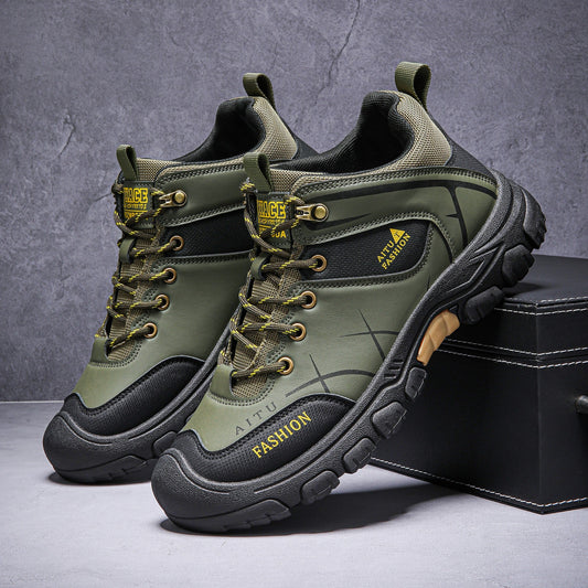 (⏰LAST DAY-49% OFF🛒)Men's Outdoor Hiking Shoes – Waterproof, Non-Slip, Puncture-Proof & Smash-Proof with Arch Support & Wide Toe – Perfect for Daily Wear & Outdoor Adventures