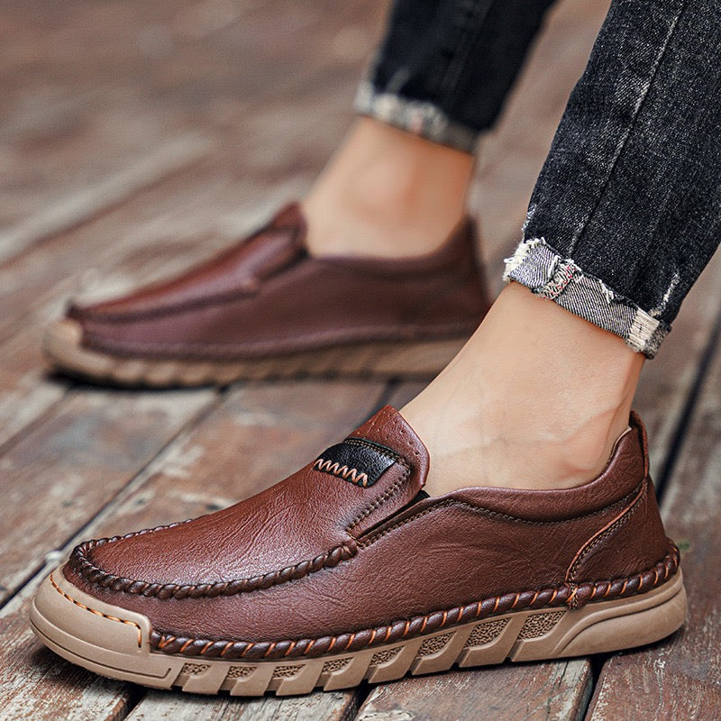 ⏰Last Day! 45% OFF 🔥GARB®Men's Handcrafted Cowhide Orthopedic Loafers-Wide Toe Box