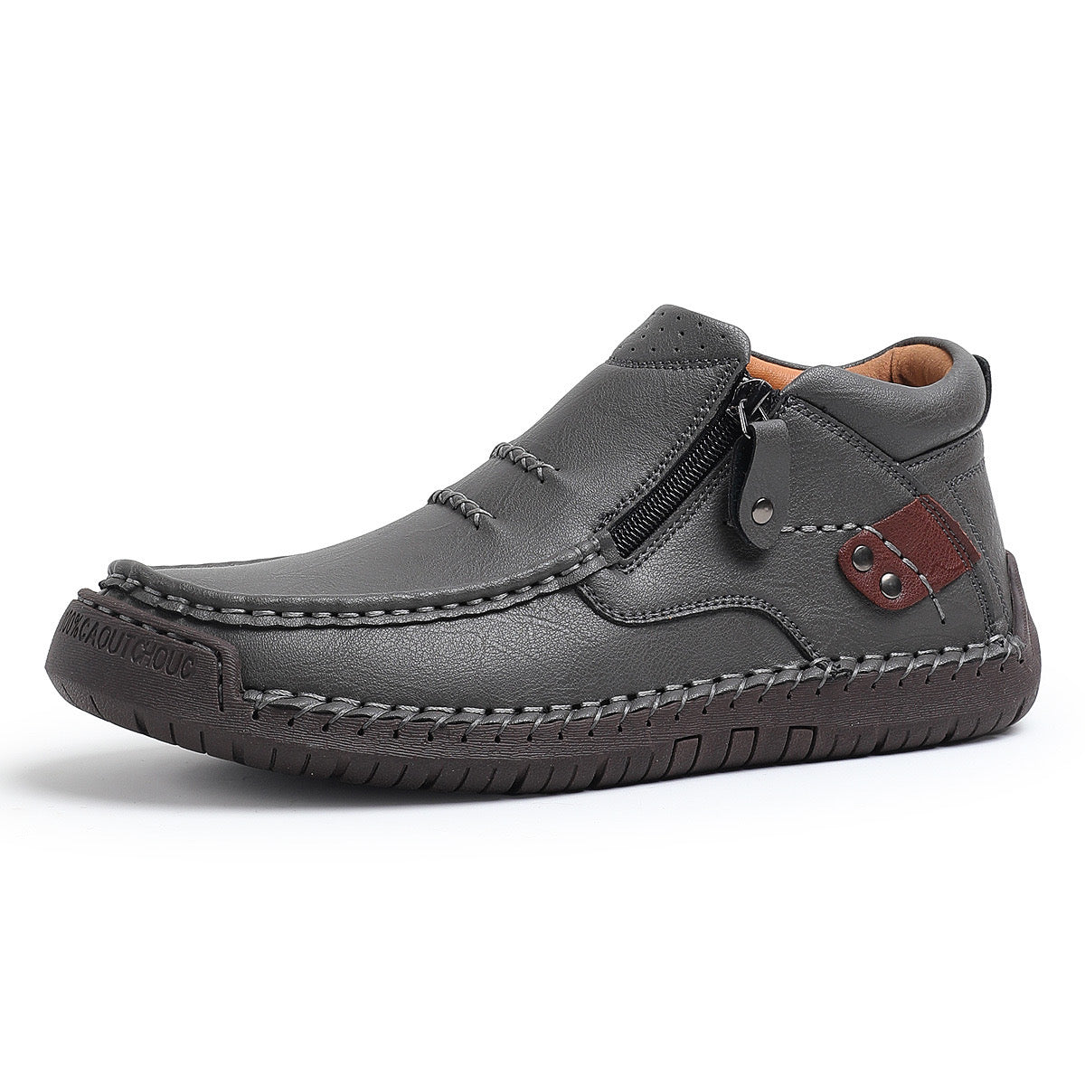 ⏰Last Day! 50% OFF 🔥Men's Handcrafted Genuine Leather Boots with Arch Support & Wide Toe Box