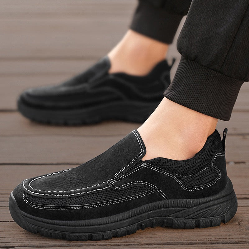 ⏰Promotion - 50% OFF🔥GARB®Genuine Leather  Slip-On Shoes - Orthopedic Arch Support, Wide Toe Box