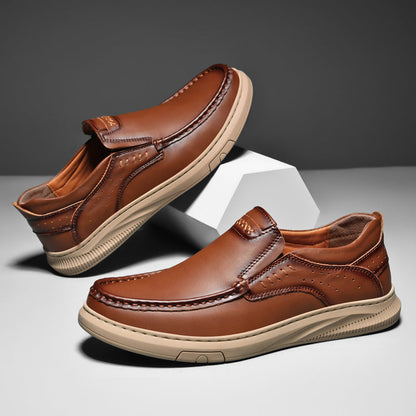 ⏰Last Day! 45% OFF  🔥 GARB Men's Genuine Leather Fashion Casual Loafers