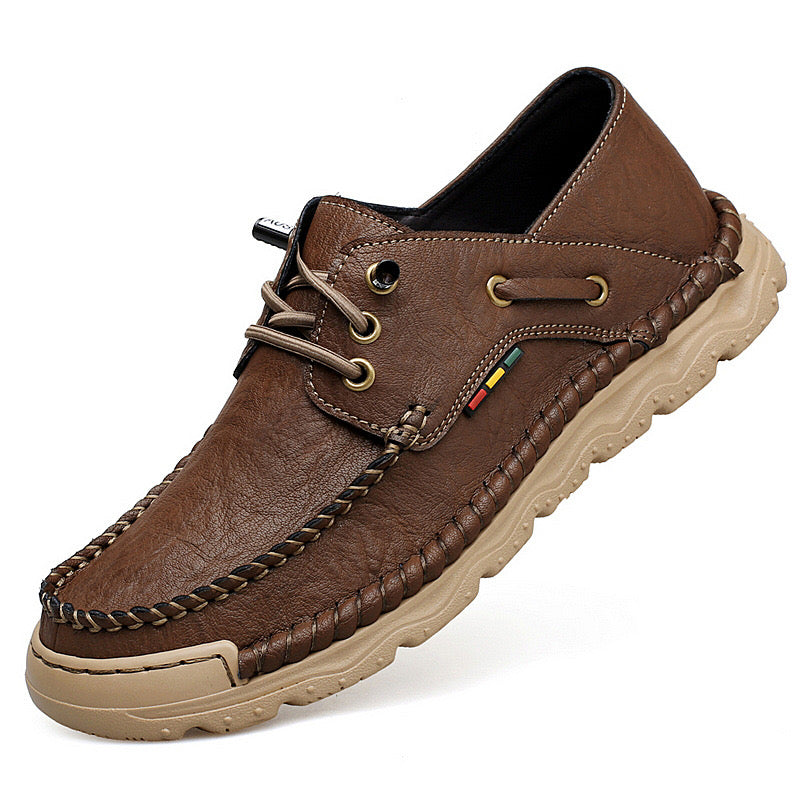 ⏰Promotion - 50% OFF🔥GARB® Handcrafted Leather Slip-On Loafers – Arch Support & All-Day Comfort