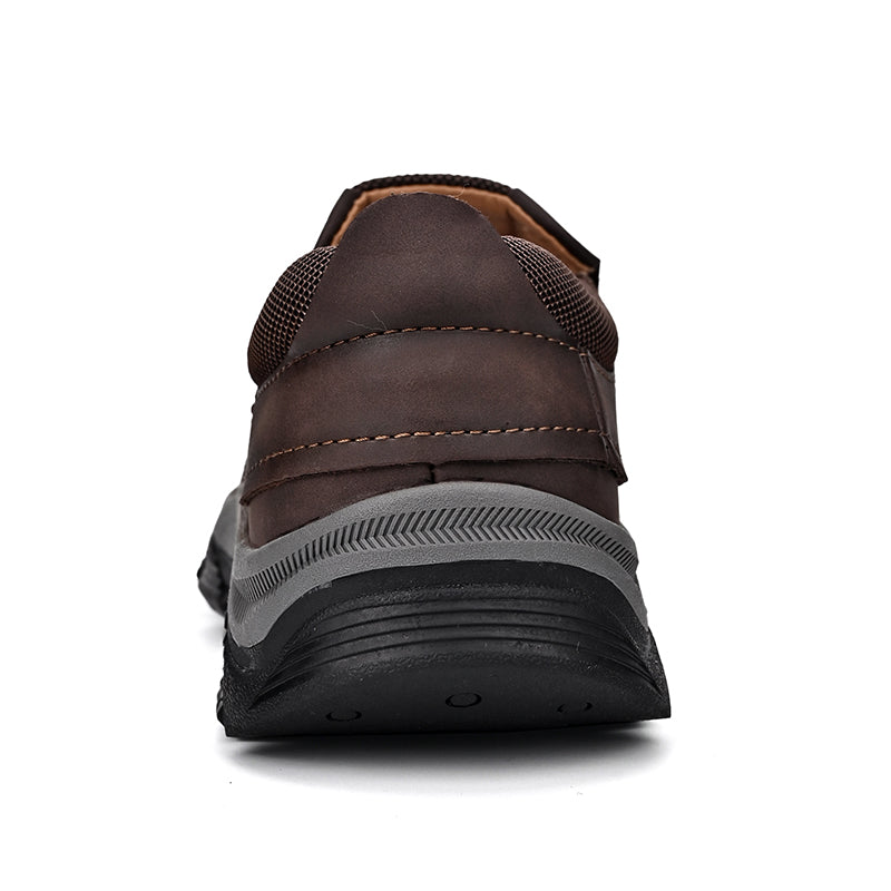 ⏰Promotion 50% OFF - Men's Orthopedic Walking Shoes Genuine Leather Slip On Loafers
