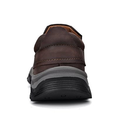 ⏰Promotion 50% OFF - Men's Orthopedic Walking Shoes Genuine Leather Slip On Loafers
