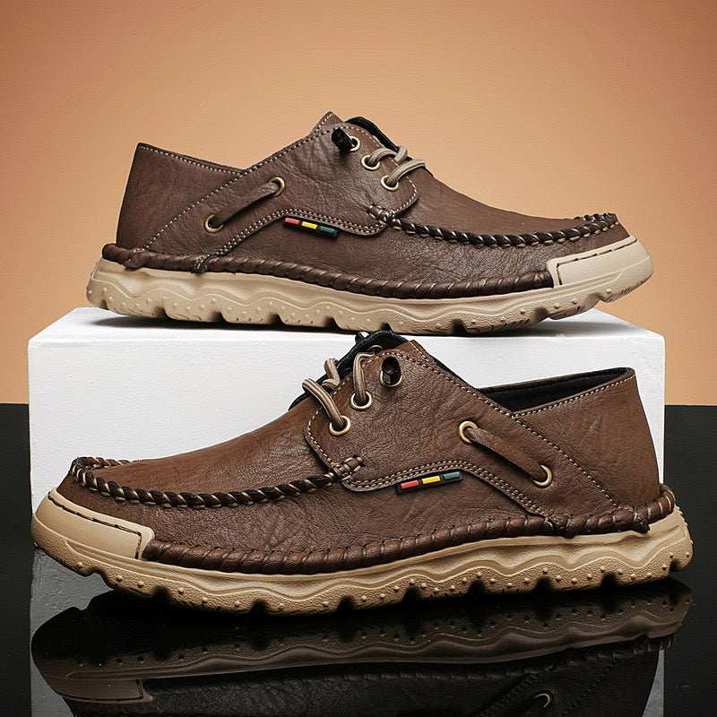 ⏰Promotion - 50% OFF🔥GARB® Handcrafted Leather Slip-On Loafers – Arch Support & All-Day Comfort