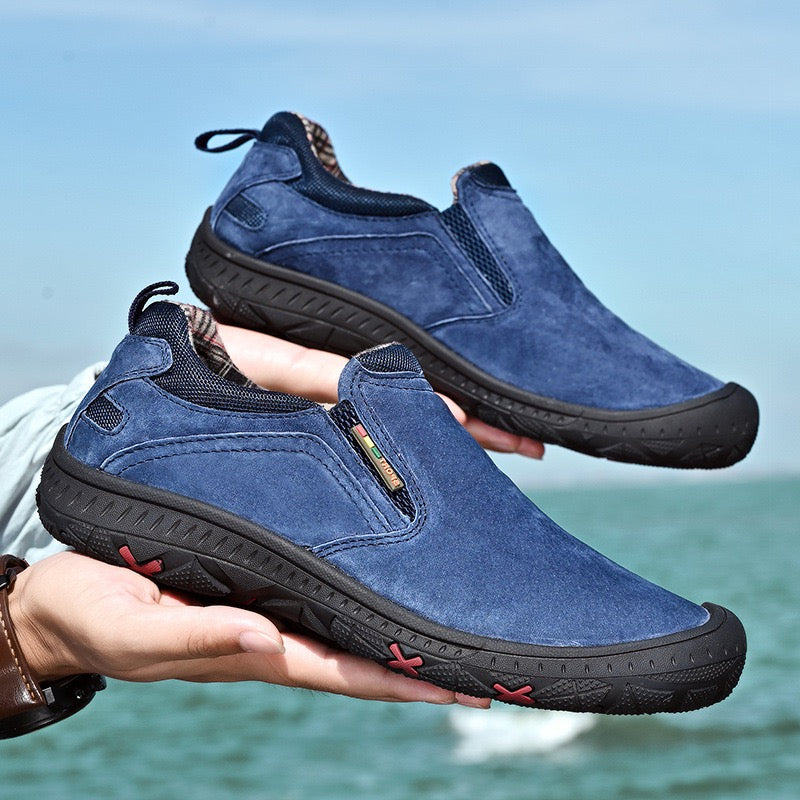 ⏰Last Day! 45% OFF 🔥GARB®Men's Handcrafted Genuine Leather Orthopedic Outdoor Loafers