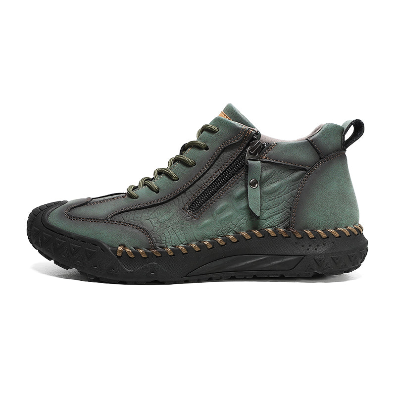 ⏰ Clearance Sale – 70% OFF 🔥 Men's Vintage Outdoor Work Boots – Handcrafted, Waterproof & Slip-Resistant