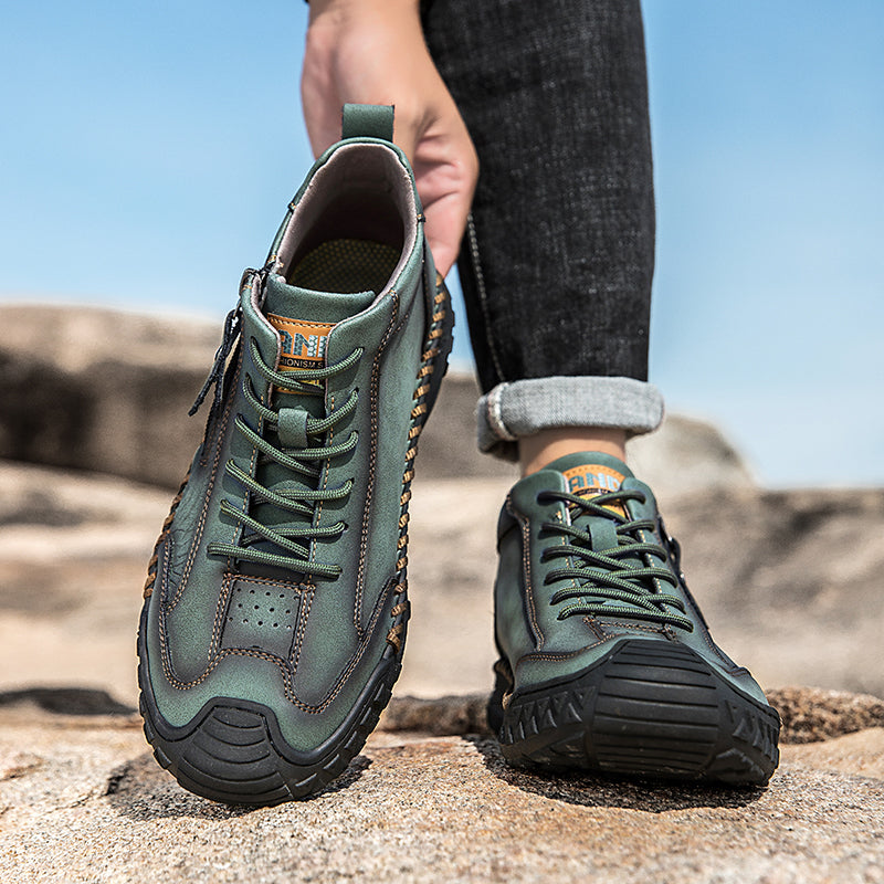 ⏰ Clearance Sale – 70% OFF 🔥 Men's Vintage Outdoor Work Boots – Handcrafted, Waterproof & Slip-Resistant