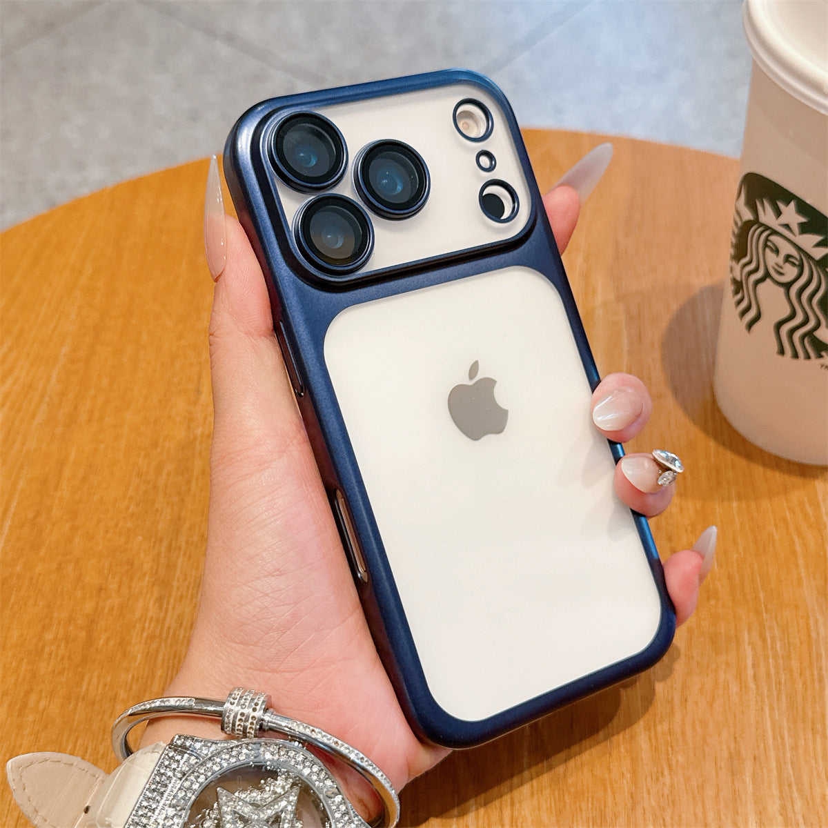Creative Frosted Electroplating Mobile Phone Case (iPhone Series)