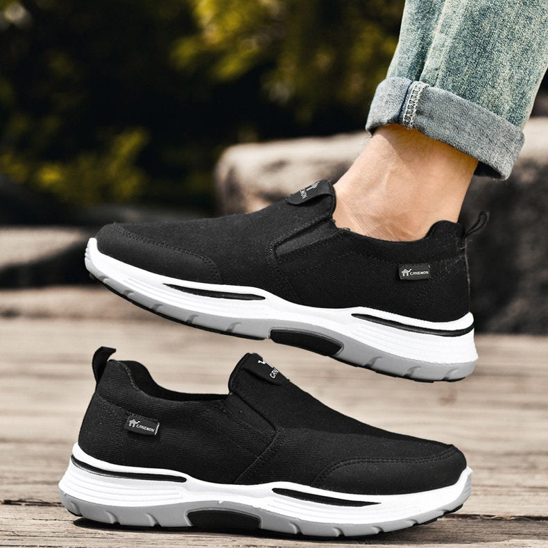 💥Hot Sale 50% OFF💥 Men's Orthopedic Slip-On Comfortable Walking Hiking Shoes, Lightweight & Breathable Anti-Slip Casual Shoes