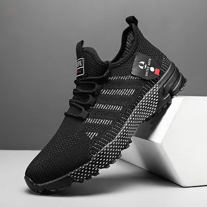 🔥HOT SALE 50% OFF🛒- Men’s Lightweight Orthopedic Flyknit Sneakers – Breathable Walking, Running & Outdoor Fitness Shoes