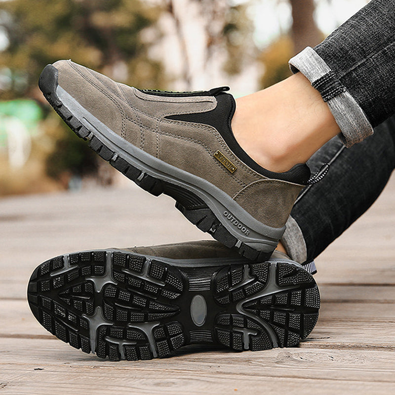 (🔥Best Selling) Men's Comfortable Waterproof Orthopedic Walking Shoes Plus Velvet Shoes