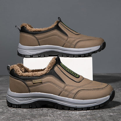 (🔥Best Selling) Men's Comfortable Waterproof Orthopedic Walking Shoes Plus Velvet Shoes