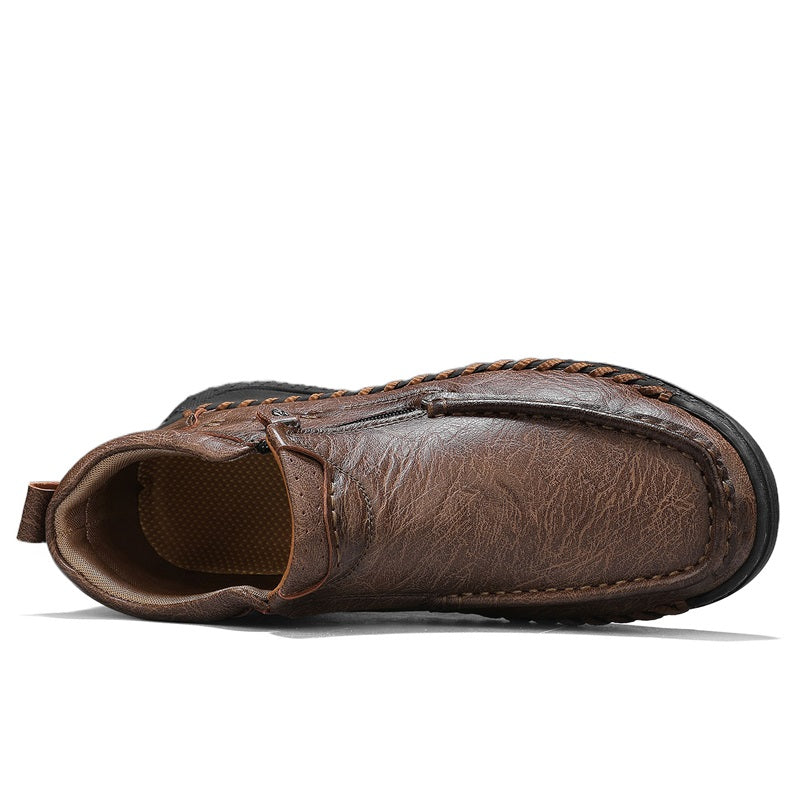 ⏰Limited Time Sale 70% OFF – Men’s Retro Leather Zip Boots