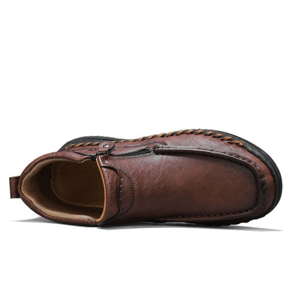 ⏰Limited Time Sale 70% OFF – Men’s Retro Leather Zip Boots