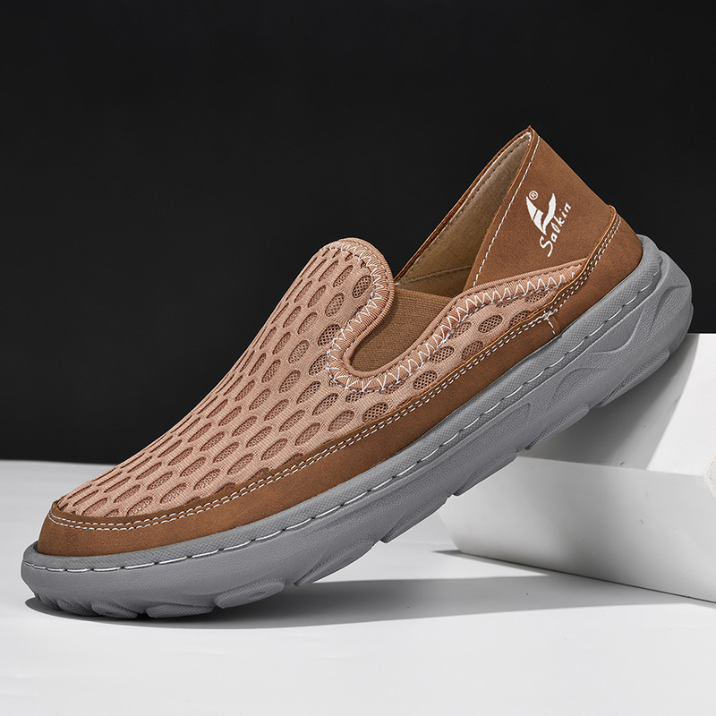 (⏰LAST DAY - 70% OFF🛒)Men’s Orthopedic Walking Shoes – Memory Foam, Arch Support, Comfortable & Lightweight Sneakers