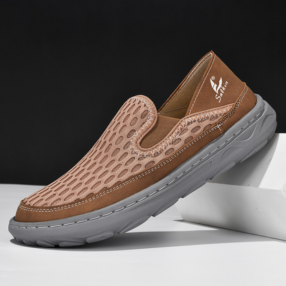 (⏰LAST DAY - 70% OFF🛒)Men’s Orthopedic Walking Shoes – Memory Foam, Arch Support, Comfortable & Lightweight Sneakers