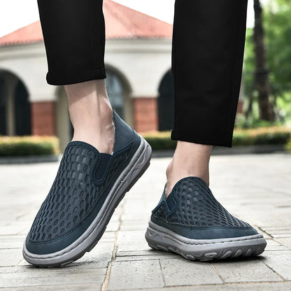 (⏰LAST DAY - 70% OFF🛒)Men’s Orthopedic Walking Shoes – Memory Foam, Arch Support, Comfortable & Lightweight Sneakers