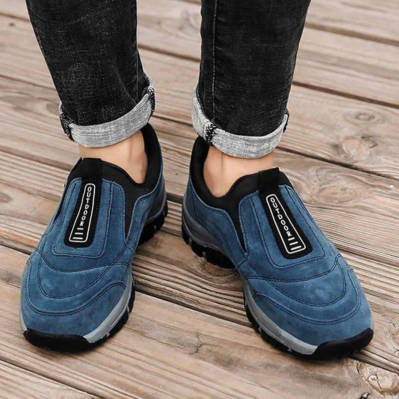 (🔥Best Selling) Men's Comfortable Waterproof Orthopedic Walking Shoes Plus Velvet Shoes