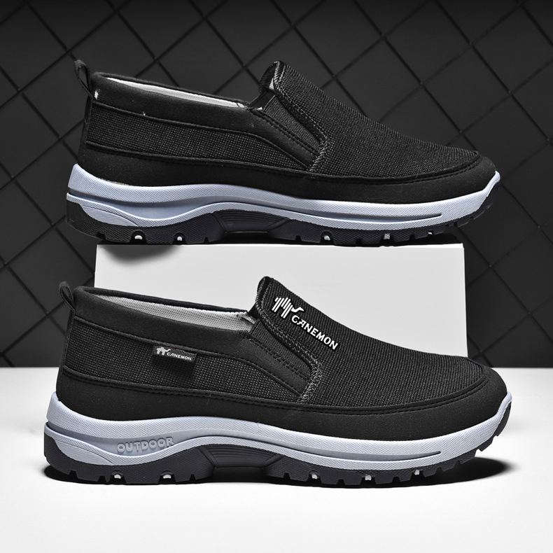 ⏰Limited Time 50% OFF🛒 Men's Orthopedic Slip-On Walking Sneakers – Breathable Upper, Non-Slip Sole, 12 Hours+ Comfort & Pain Relief