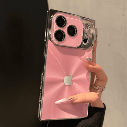 High-end Laser Square Aurora Suitable for iPhone Mobile Phone Case