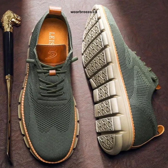 ⏰LAST DAY - 50% OFF🛒Men's Easy Wear Slip-On Loafers – Super Soft Breathable Fabric Shoes, Lightweight Casual Walking Sneakers, Stylish Dress Shoes, Mesh Urban Footwear for Work & Everyday Use.