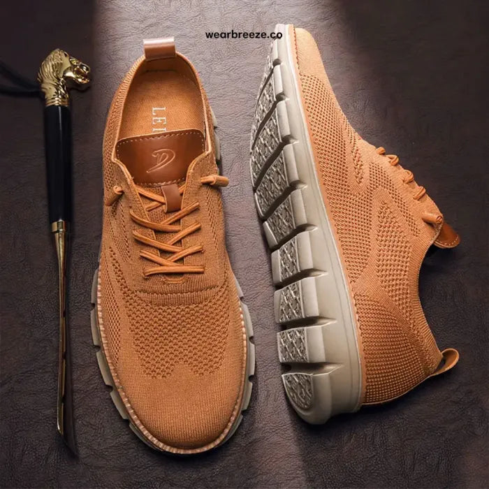 ⏰LAST DAY - 50% OFF🛒Men's Easy Wear Slip-On Loafers – Super Soft Breathable Fabric Shoes, Lightweight Casual Walking Sneakers, Stylish Dress Shoes, Mesh Urban Footwear for Work & Everyday Use.