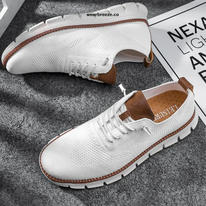 ⏰LAST DAY - 50% OFF🛒Men's Easy Wear Slip-On Loafers – Super Soft Breathable Fabric Shoes, Lightweight Casual Walking Sneakers, Stylish Dress Shoes, Mesh Urban Footwear for Work & Everyday Use.