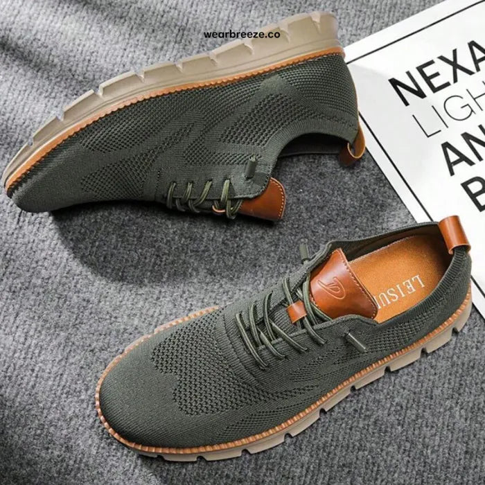 ⏰LAST DAY - 50% OFF🛒Men's Easy Wear Slip-On Loafers – Super Soft Breathable Fabric Shoes, Lightweight Casual Walking Sneakers, Stylish Dress Shoes, Mesh Urban Footwear for Work & Everyday Use.