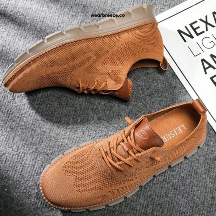 ⏰LAST DAY - 50% OFF🛒Men's Easy Wear Slip-On Loafers – Super Soft Breathable Fabric Shoes, Lightweight Casual Walking Sneakers, Stylish Dress Shoes, Mesh Urban Footwear for Work & Everyday Use.